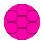 NEON RÓŻ HEXA
